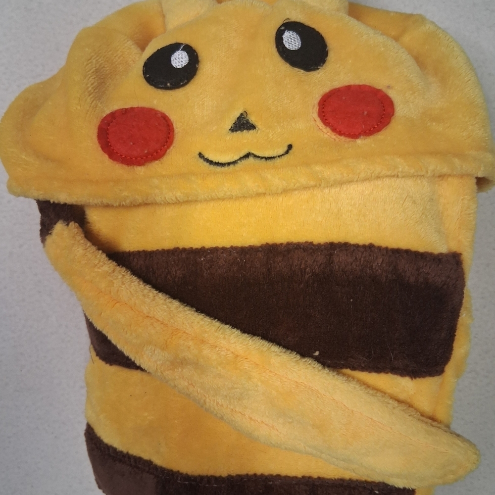 Pikachu Kids Warm Halloween Character Costume Onesie - Picture 6 of 7